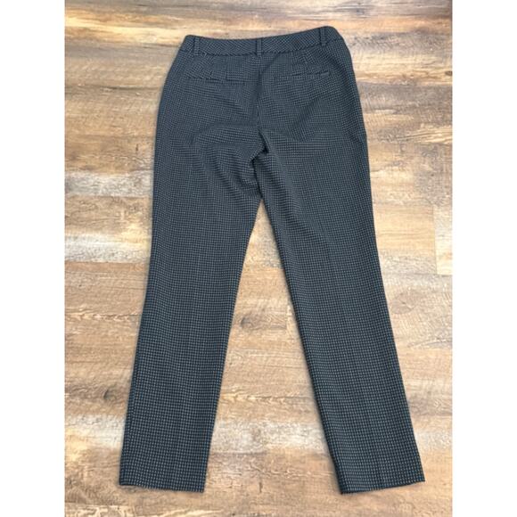White House Black Market Black Dobby slim ankle pant 2Long - Picture 2 of 11